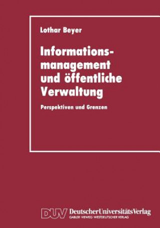 Carte Informationsmanagement und Offentliche Verwaltung Lothar Beyer