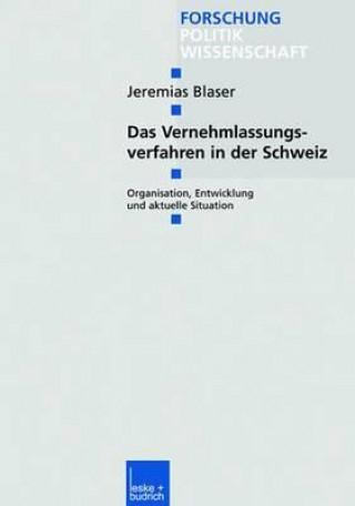Carte Vernehmlassungsverfahren in Der Schweiz Jeremias Blaser