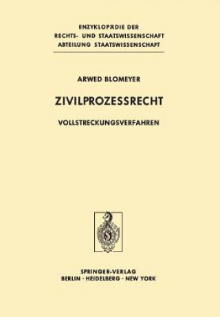 Könyv Zivilprozessrecht Arwed Blomeyer