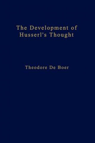 Buch Development of Husserl's Thought Th. de Boer