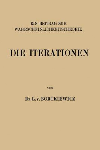 Livre Die Iterationen L. v. Bortkiewicz