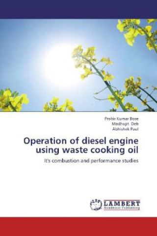 Könyv Operation of diesel engine using waste cooking oil Probir Kumar Bose