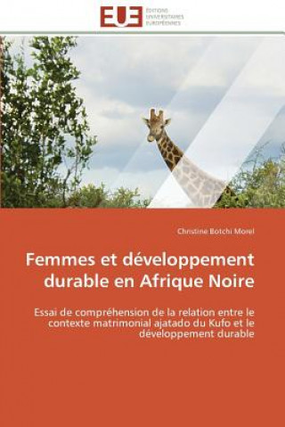 Carte Femmes Et D veloppement Durable En Afrique Noire Christine Botchi Morel