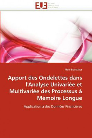 Könyv Apport Des Ondelettes Dans l''analyse Univari e Et Multivari e Des Processus   M moire Longue Heni Boubaker