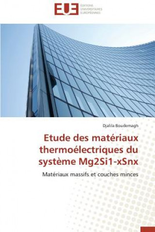 Könyv Etude des materiaux thermoelectriques du systeme mg2si1-xsnx Djalila Boudemagh