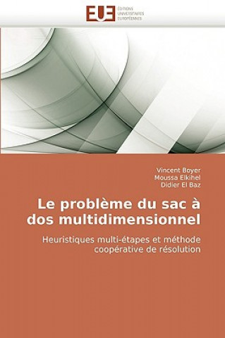 Könyv probleme du sac a dos multidimensionnel Vincent Boyer