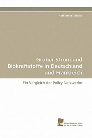 Книга Gruner Strom Und Biokraftstoffe in Deutschland Und Frankreich Ruth Brand-Schock