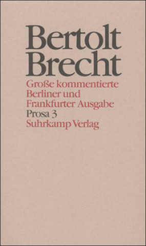 Książka Prosa. Tl.3 Bertolt Brecht