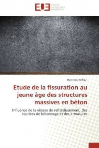 Kniha Etude de la fissuration au jeune âge des structures massives en béton Matthieu Briffaut