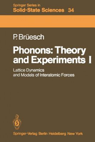 Kniha Phonons: Theory and Experiments I Peter Brüesch