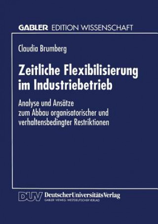 Kniha Zeitliche Flexibilisierung Im Industriebetrieb Claudia Brumberg