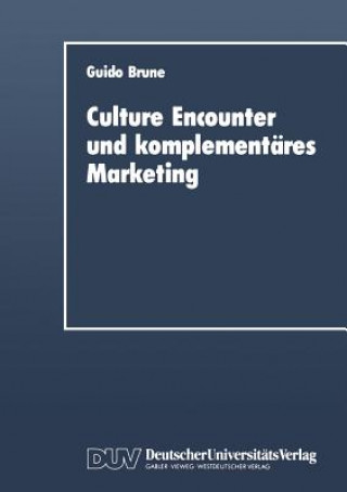 Kniha Culture Encounter and Komplementares Marketing Guido Brune