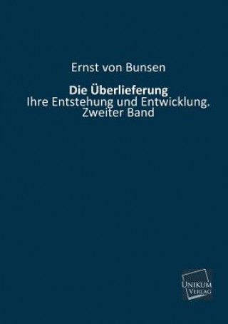 Kniha Uberlieferung Ernst von Bunsen