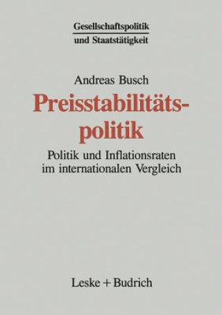 Kniha Preisstabilitatspolitik Andreas Busch