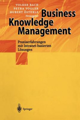 Libro Business Knowledge Management Volker Bach