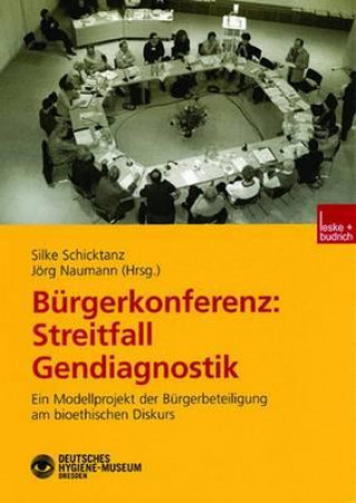 Książka B rgerkonferenz: Streitfall Gendiagnostik Jörg Naumann