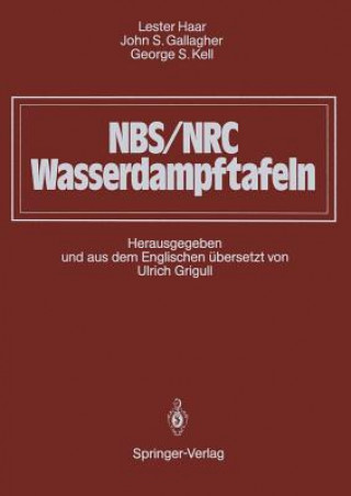 Könyv NBS/NRC Wasserdampftafeln Lester Haar
