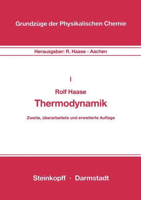 Knjiga Thermodynamik Rolf Haase