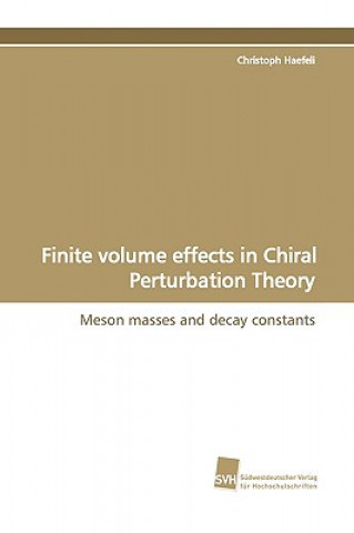 Kniha Finite Volume Effects in Chiral Perturbation Theory Christoph Haefeli