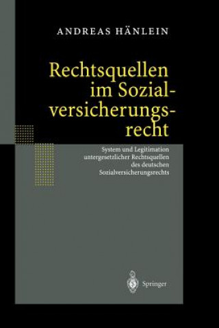 Kniha Rechtsquellen Im Sozialversicherungsrecht Andreas Hänlein