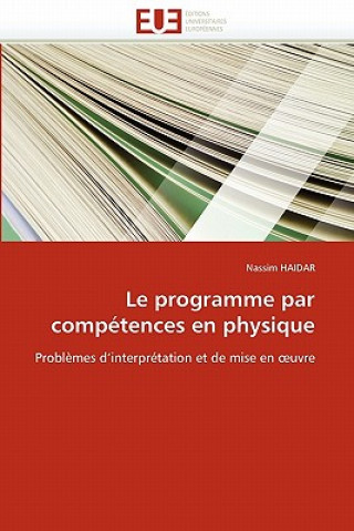 Knjiga Le Programme Par Comp tences En Physique Nassim Haidar