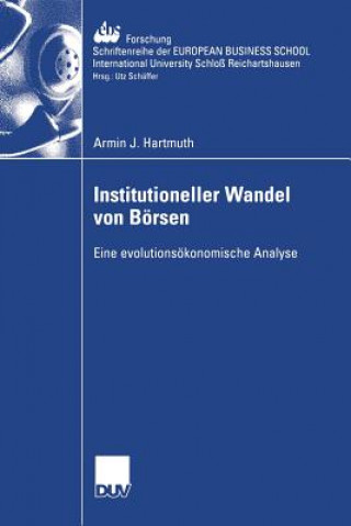 Knjiga Institutioneller Wandel von Borsen Armin J. Hartmuth