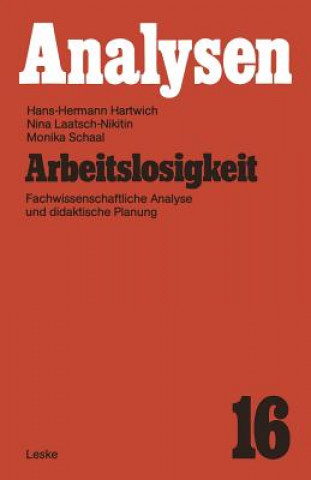 Książka Arbeitslosigkeit Hans-Hermann Hartwich