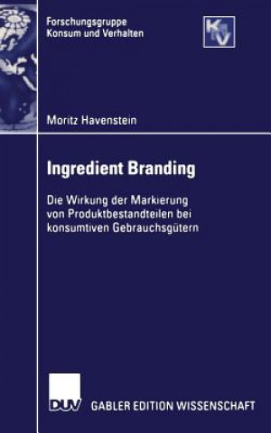 Könyv Ingredient Branding Moritz Havenstein