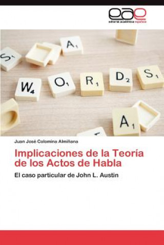 Kniha Implicaciones de la Teoria de los Actos de Habla Colomina Alminana Juan Jose