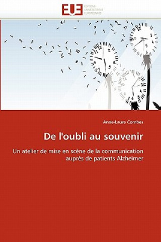 Könyv de l''oubli Au Souvenir Anne-Laure Combes