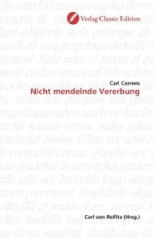 Carte Nicht mendelnde Vererbung Carl Correns
