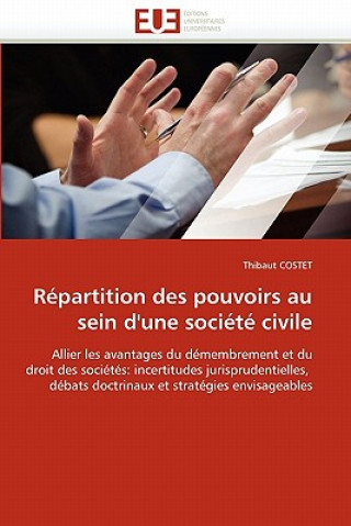 Kniha Repartition des pouvoirs au sein d'une societe civile Thibaut Costet