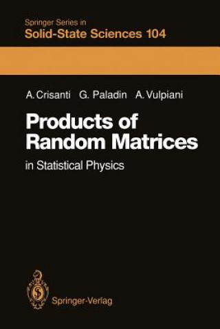Kniha Products of Random Matrices Andrea Crisanti