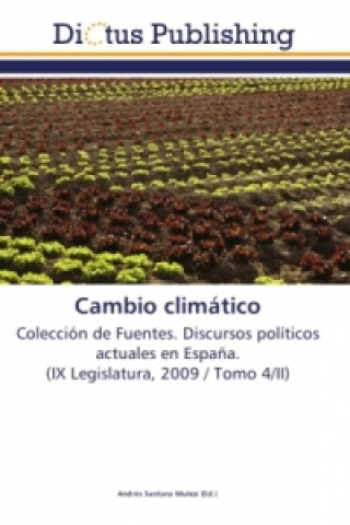 Kniha Cambio climático Andrés Santana Muñoz