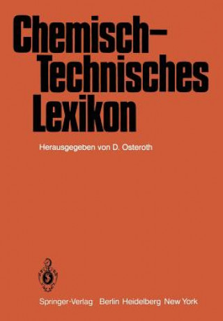 Libro Chemisch-Technisches Lexikon D. Osteroth