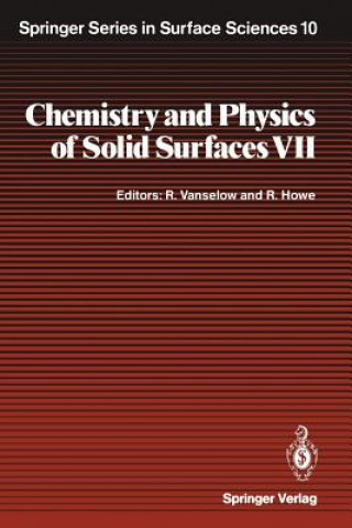 Kniha Chemistry and Physics of Solid Surfaces VII Russell F. Howe