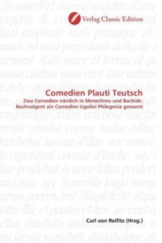 Knjiga Comedien Plauti Teutsch Carl von Reifitz