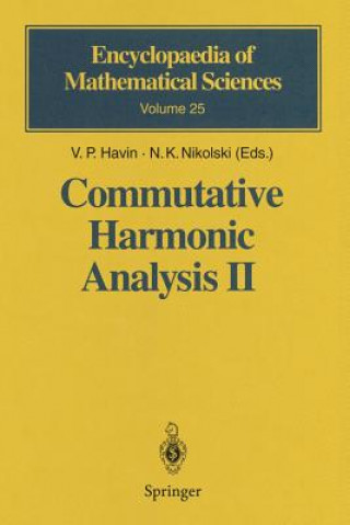 Livre Commutative Harmonic Analysis II V. P. Havin