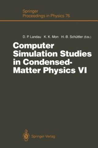 Könyv Computer Simulation Studies in Condensed-Matter Physics VI David P. Landau