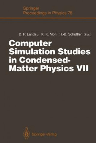 Carte Computer Simulation Studies in Condensed-Matter Physics VII David P. Landau