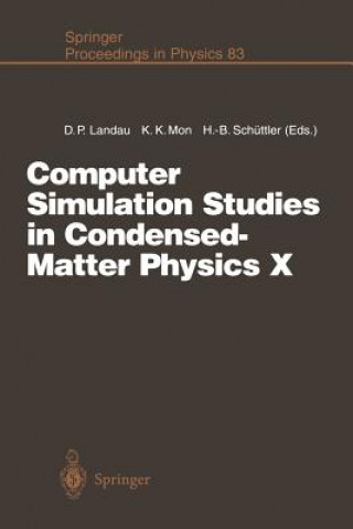 Carte Computer Simulation Studies in Condensed-Matter Physics X David P. Landau