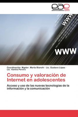 Książka Consumo y valoracion de Internet en adolescentes Lopez Gustavo