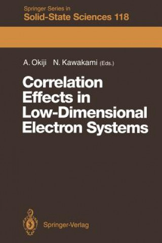 Buch Correlation Effects in Low-Dimensional Electron Systems Norio Kawakami