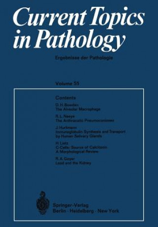 Книга Current Topics in Pathology / Ergebnisse der Pathologie H. -W. Altmann