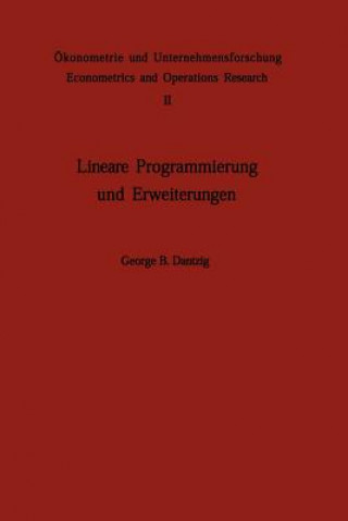 Kniha Lineare Programmierung und Erweiterungen G. B. Dantzig