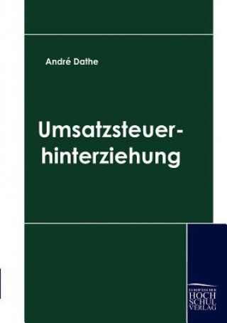 Könyv Umsatzsteuerhinterziehung André Dathe