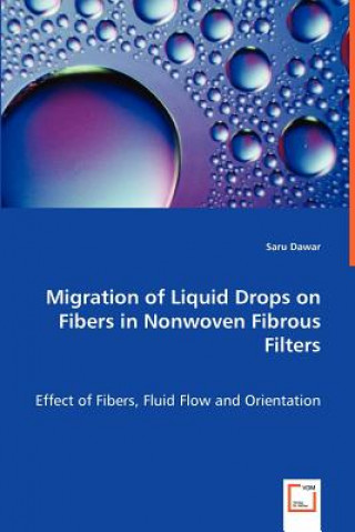 Carte Migration of Liquid Drops on Fibers in Nonwoven Fibrous Filters Saru Dawar