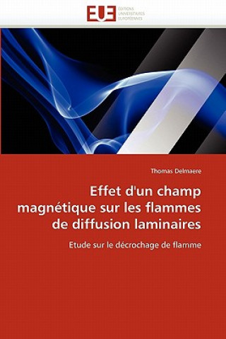 Kniha Effet d''un champ magnetique sur les flammes de diffusion laminaires Thomas Delmaere
