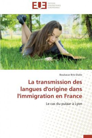 Kniha La Transmission Des Langues d'Origine Dans l'Immigration En France Boubacar Biro Diallo