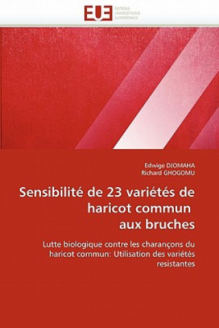 Kniha Sensibilit  de 23 Vari t s de Haricot Commun Aux Bruches Edwige Djomaha